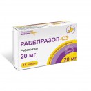 Рабепразол-СЗ, капс. кишечнораств. 20 мг №14 упаковки ячейковые контурные пачка картон